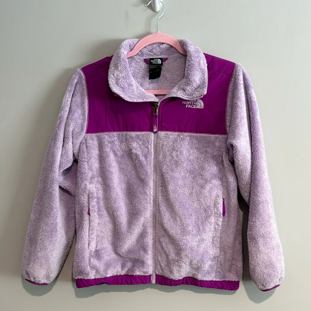 The North Face Denali‎ Youth Girls Fleece Jacket Light Purple Size Large